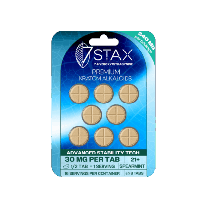 7Stax Premium 7-OH Kratom Alkaloid Tablets (240mg – 8 Count)