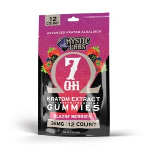 Mystic Labs 7-OH Gummies - Blazin Berries - 12 Count