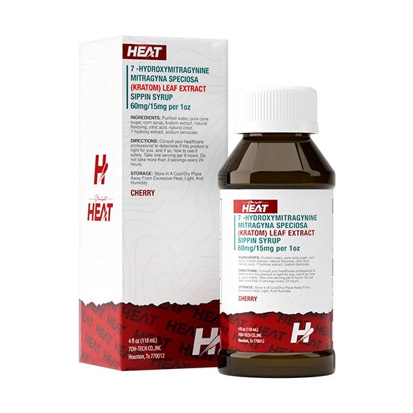 Straight Heat 7OH Sippin Syrup - Cherry Flavor