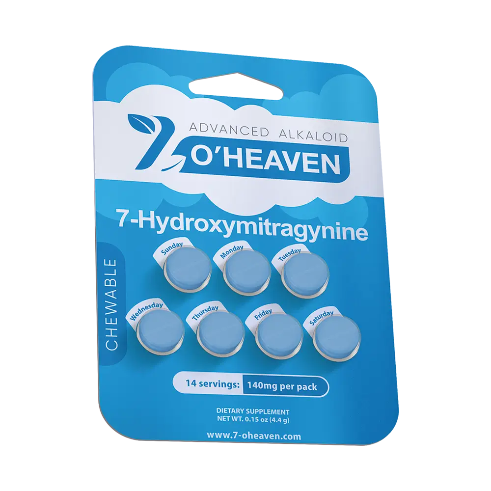 7-O’Heaven Advanced Alkaloid Kratom Tablets - 7 Count