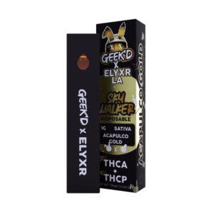 Elyxr x GEEK'D Skywalker Disposable (1000mg) - THCA + THCP - Sativa Acapulco Gold