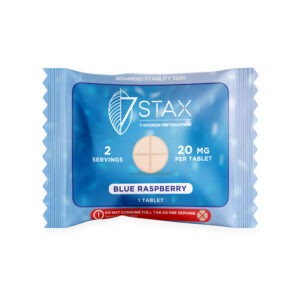 7Stax Premium 7-OH Kratom Alkaloid Tablets (20mg - 1 Count) - Blue Raspberry