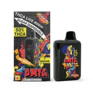 THC-A Live Rosin Sugar Disposable (7000mg) - Hybrid - DMFG