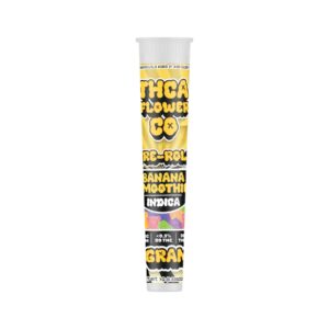THCA Flower Co 1 Gram THC-A Joint - Banana Smoothie - Indica
