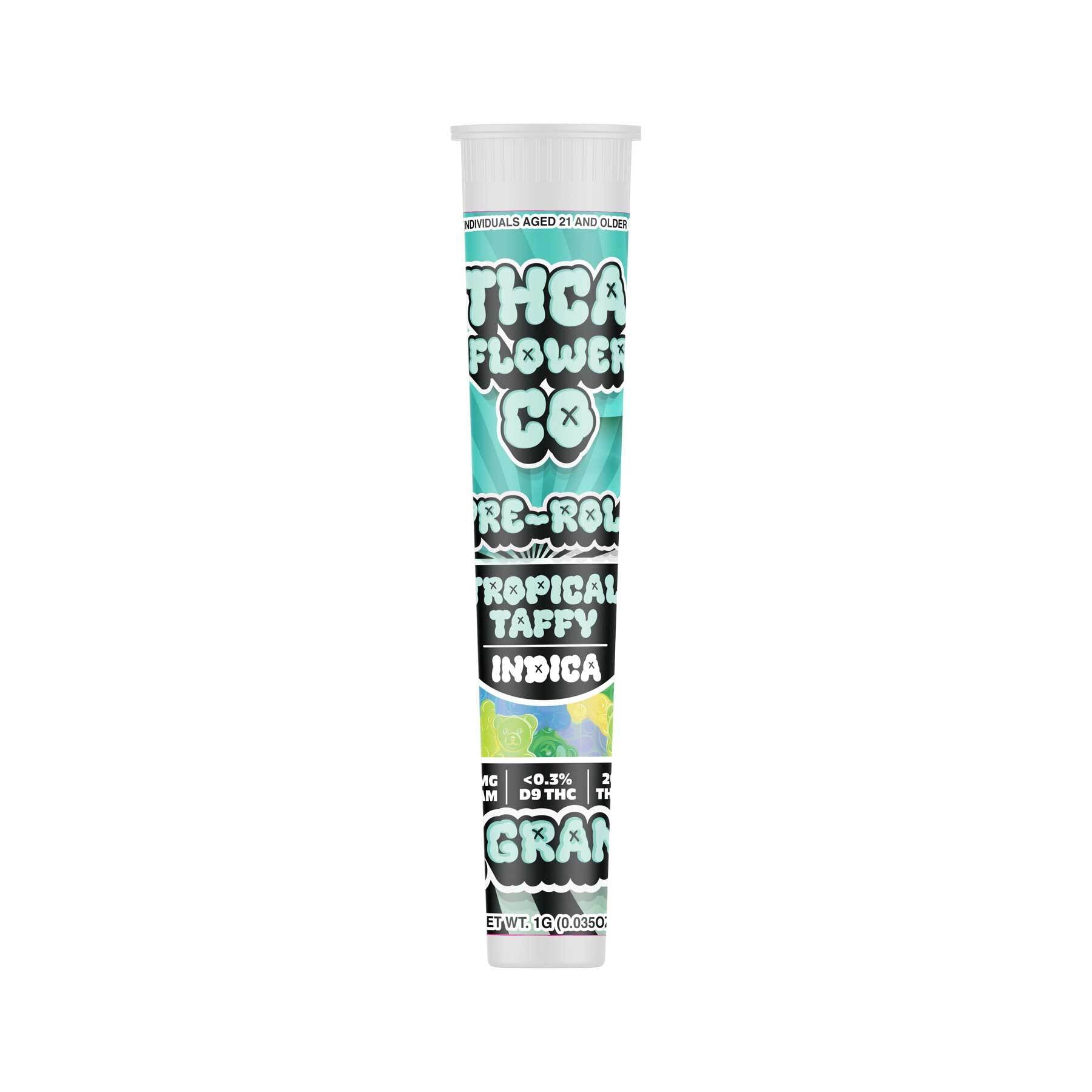 THCA Flower Co 1 Gram THC-A Joint - Tropical Taffy - Indica