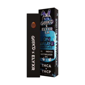 Elyxr x GEEK'D Skywalker Disposable (1000mg) - THCA + THCP - Indica Skywalker OG