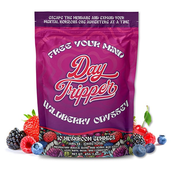 Day Tripper Mushroom Gummies - Wildberry Odyssey