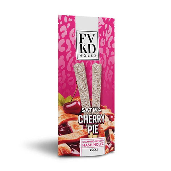 FVKD THC-A Diamond Infused Hash Holez Pre-Rolls (4000mg) - Cherry Pie - Sativa