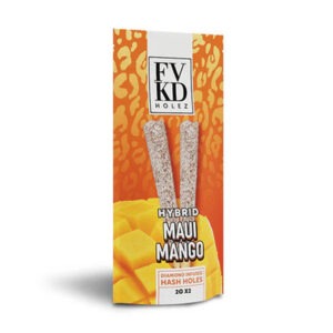 FVKD THC-A Diamond Infused Hash Holez Pre-Rolls (4000mg) - Maui Mango - Hybrid
