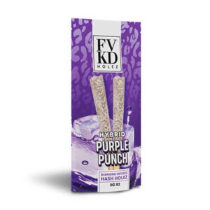 FVKD THC-A Diamond Infused Hash Holez Pre-Rolls (4000mg) - Purple Punch - Hybrid