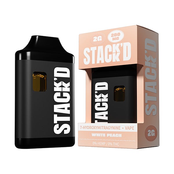 Stack'd 7-Hydroxy Disposable (2000mg) - White Peach