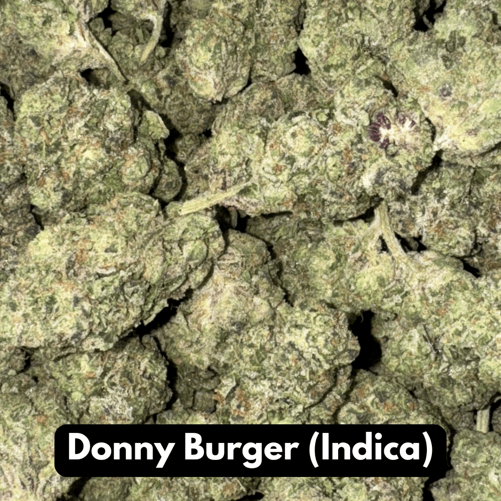 Buy Natural THC-A Flower - Indica Strain ~ Donny Burger