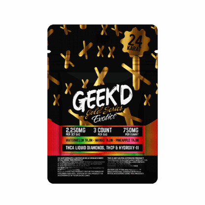 GEEK’D 24K Gold Series Exotic Gummy Sampler (2250mg)