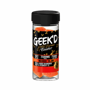 GEEK'D 24K Gold Series Exotic Gummies (7500mg) - Mango Tajin