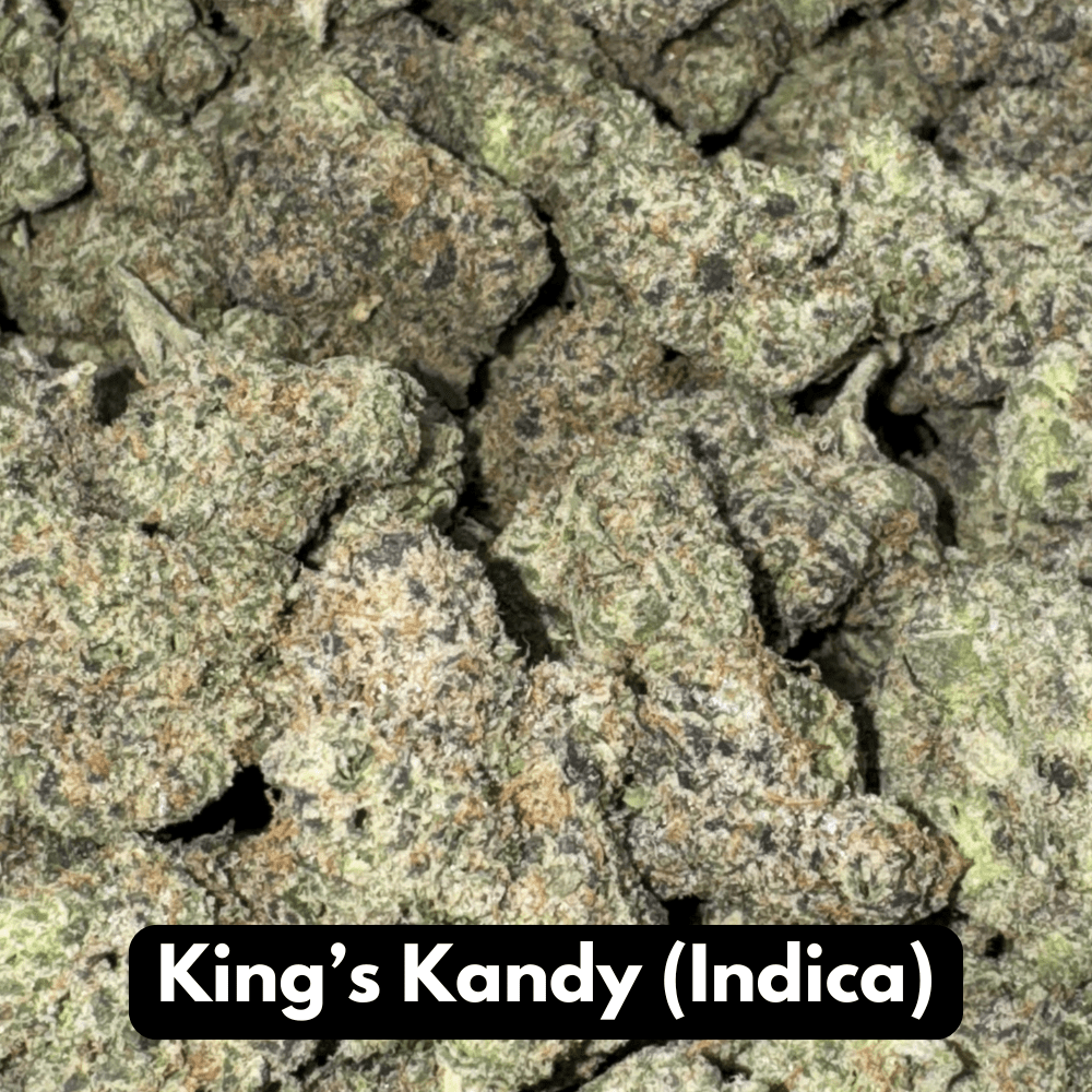 Natural THC-A Flower (Indica - King's Kandy)