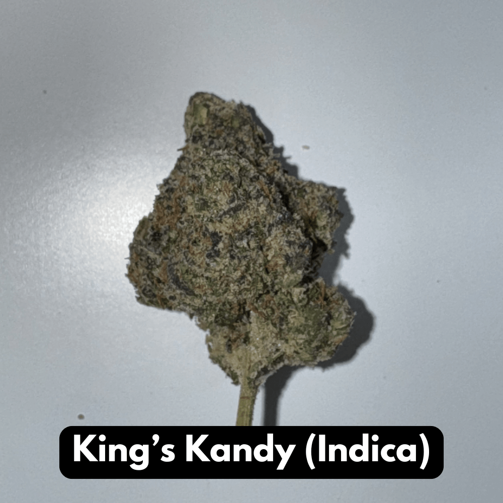 Natural THC-A Flower (Indica - King's Kandy)