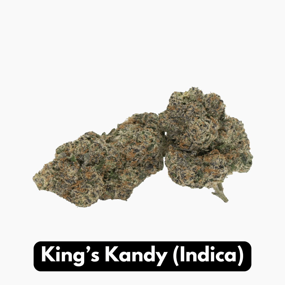 Natural THC-A Flower (Indica ~ King's Kandy)