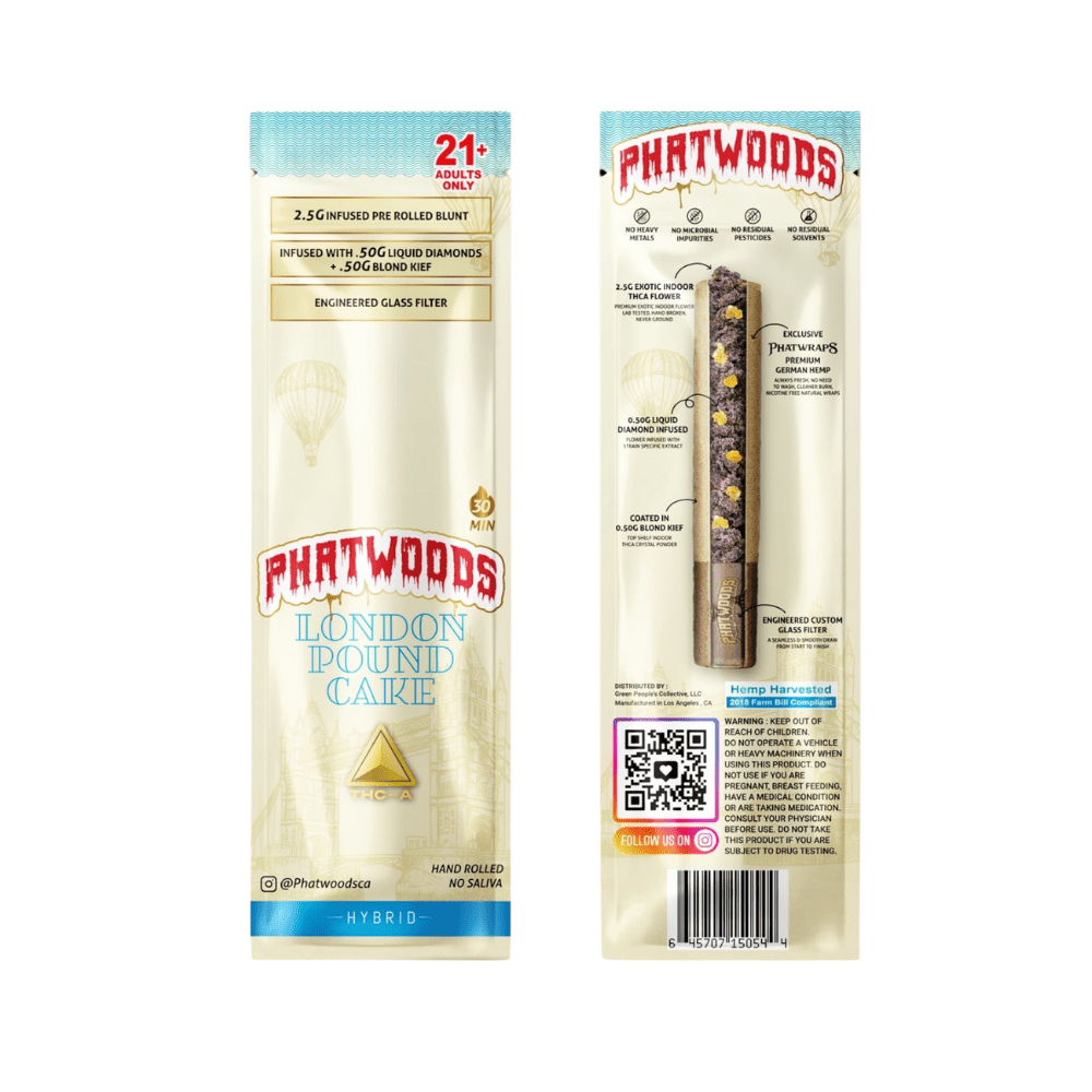 Phatwoods THC-P Pre-Rolled Blunt (3500mg) - London Pound Cake