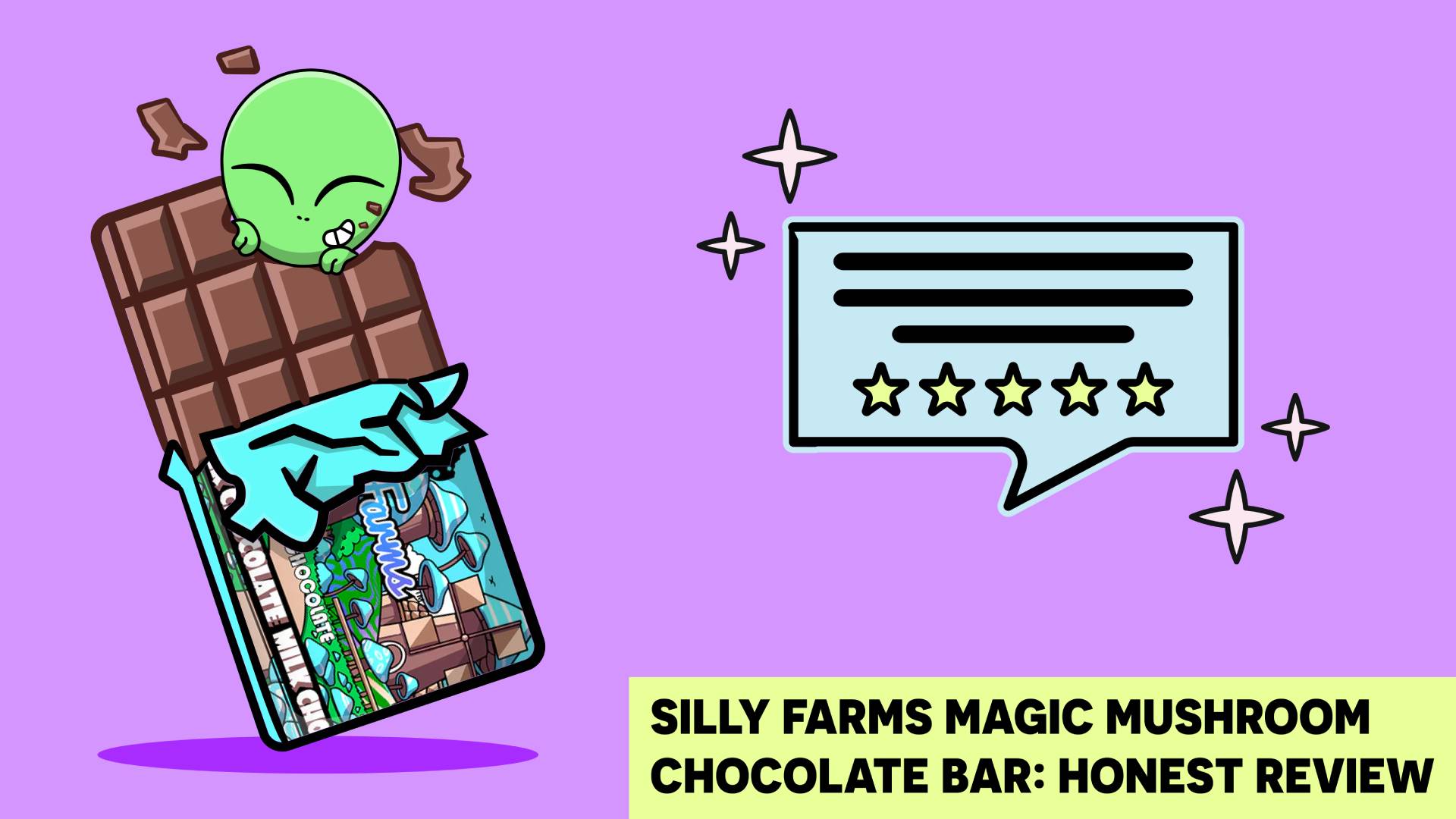 Silly Farms Magic Mushroom Chocolate Bar - Product Review