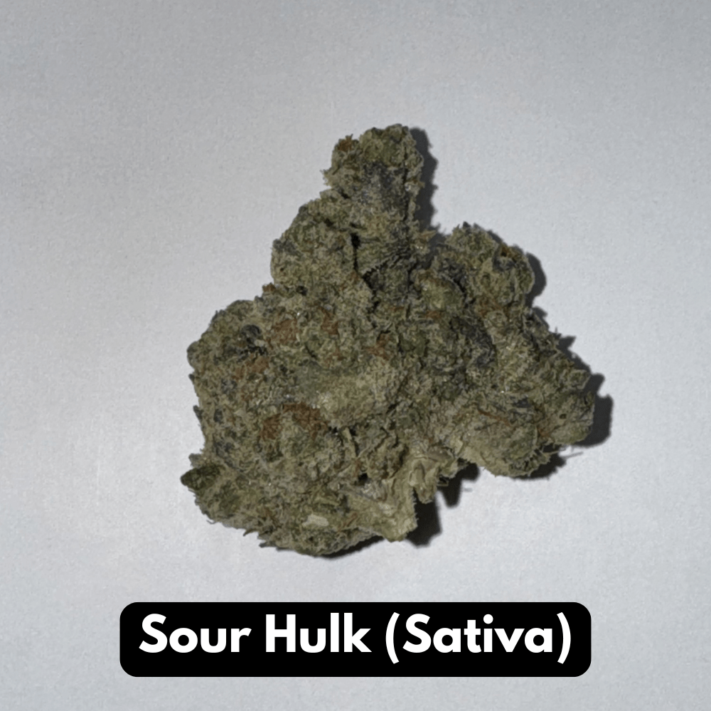 Natural THC-A Flower (Sativa - Sour Hulk)